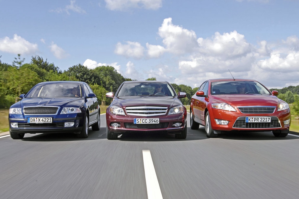 Test Ford Mondeo/Mercedes C 180 K/Skoda Octavia