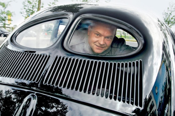 Überraschung zum 17. Hochzeitstag: Ostermanns Frau Sandra fädelte die Nostalgiefahrt ein.