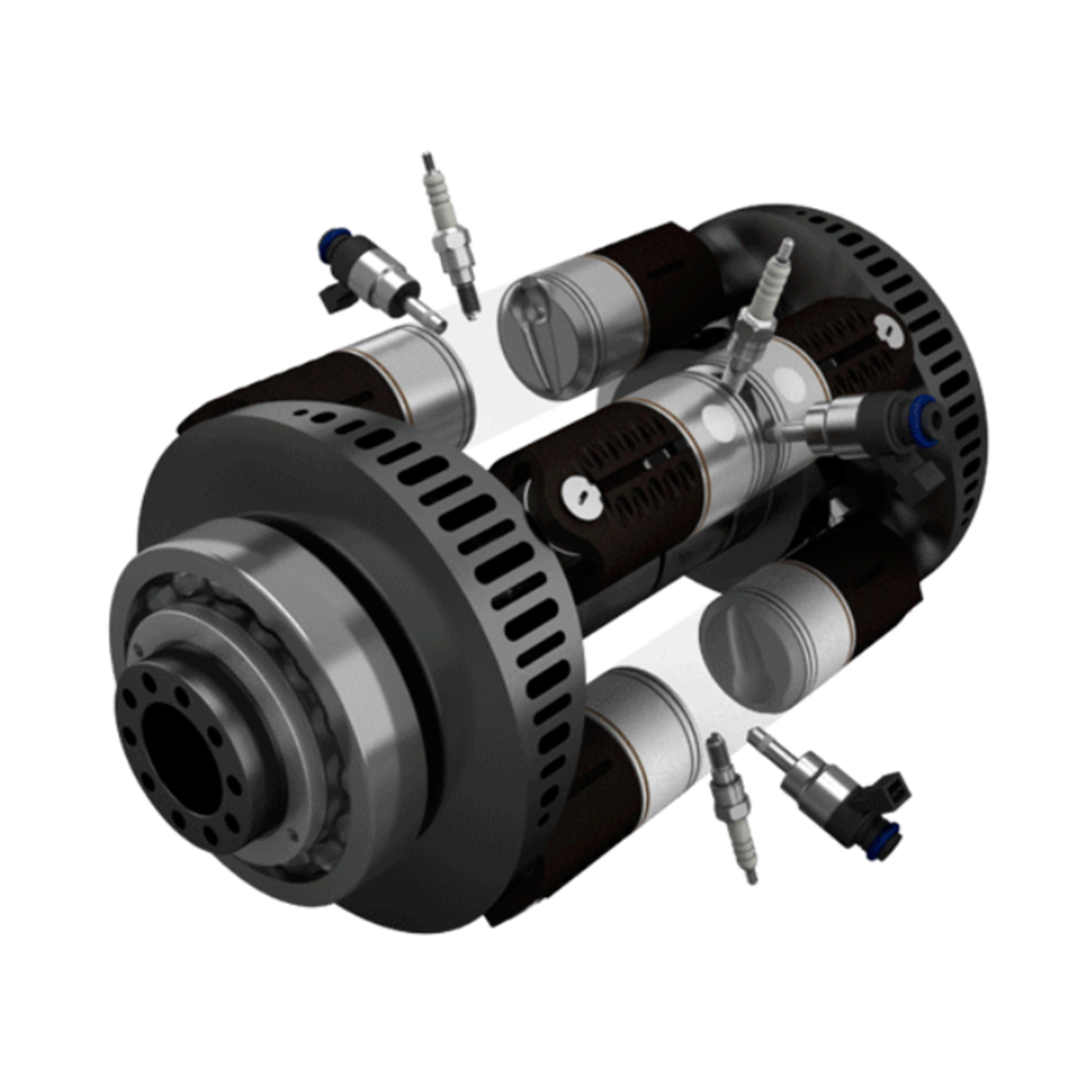 Leistungsstarke Kompressor V v 8 acht Motor Motor in einem modifizierten  benutzerdefinierte Auto Stockfotografie - Alamy
