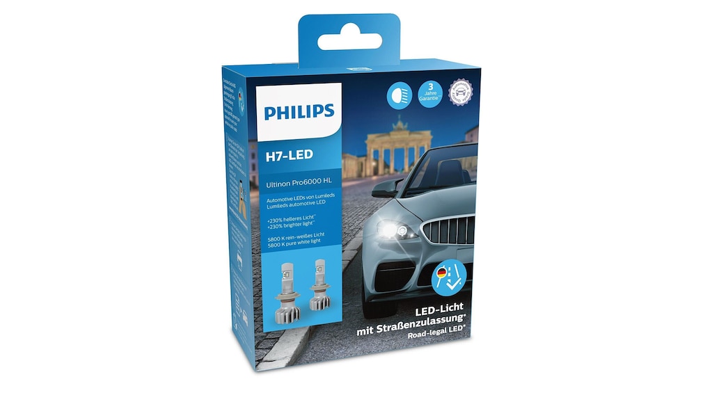 H7 LED Philips Ultinon lampen - HL Automotive