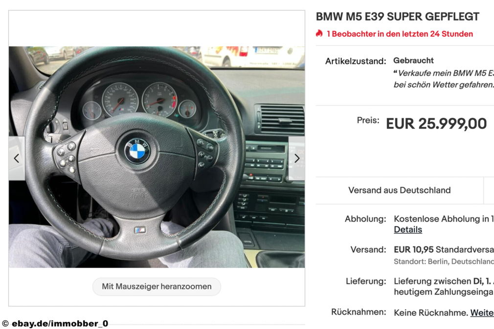 eBay  BMW M5 E39