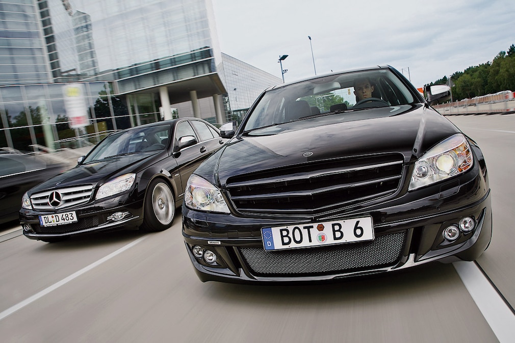 Getunte Mercedes-Benz C-Klasse C 35/6 von MKB und C 4.0 von Brabus