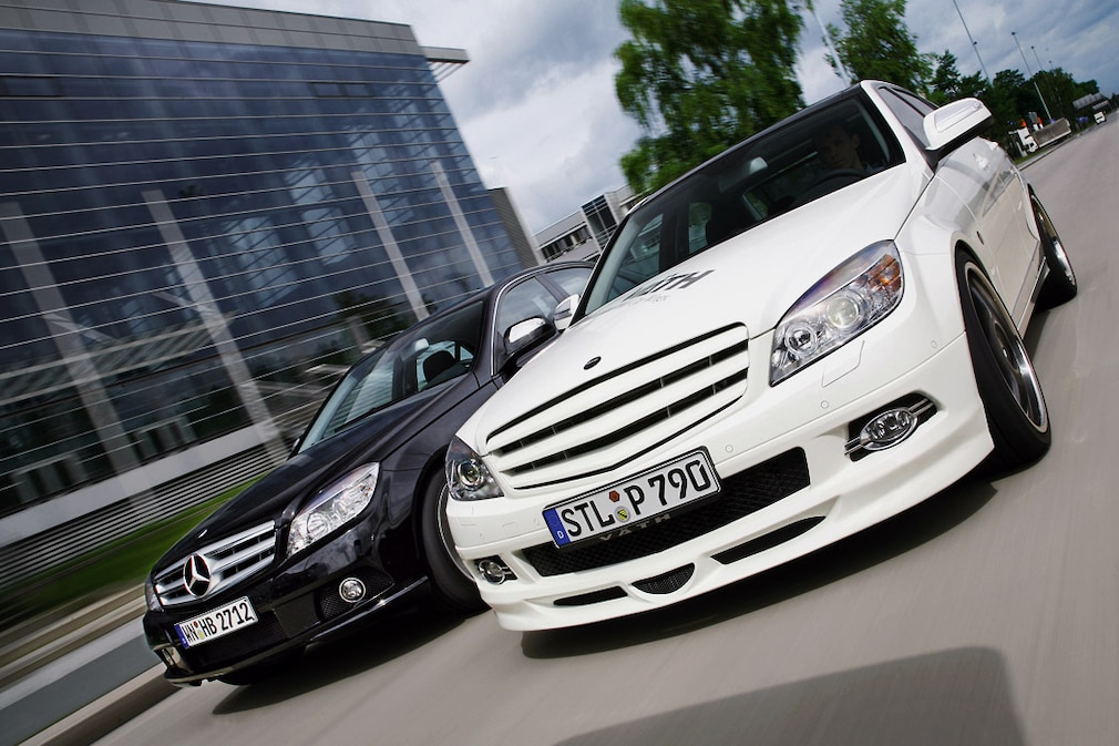 Getunte Mercedes-Benz C-Klasse C 320 CDI von Lorinser und C V32 CDI von Väth