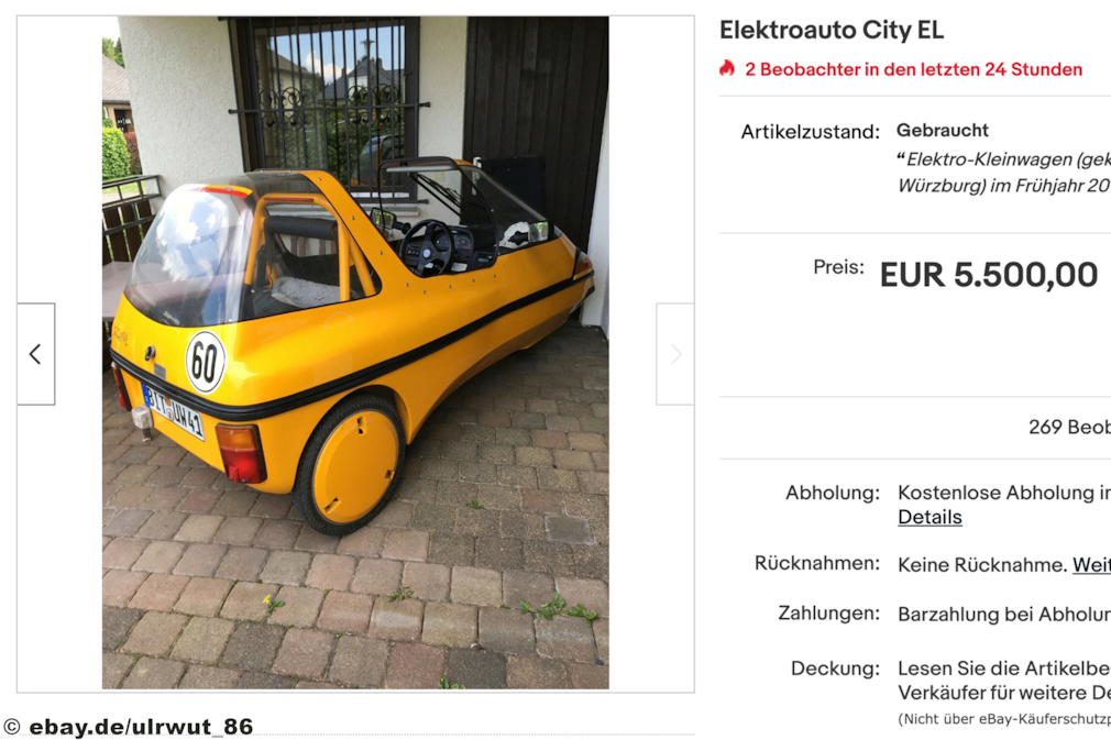 eBay Elektroauto City EL