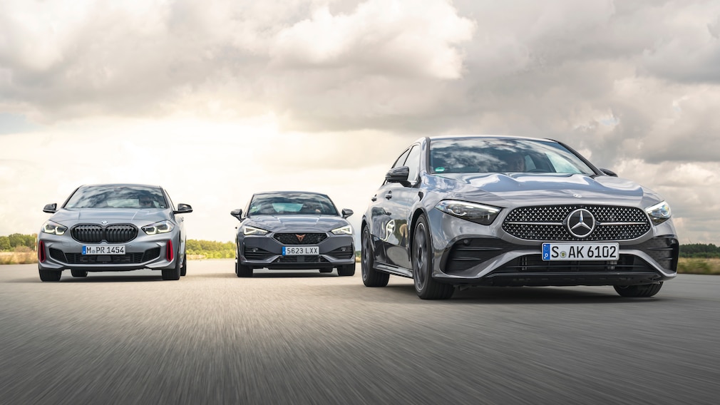 BMW 128ti Cupra Leon VZ 2.0 TSI Mercedes A 250 4Matic