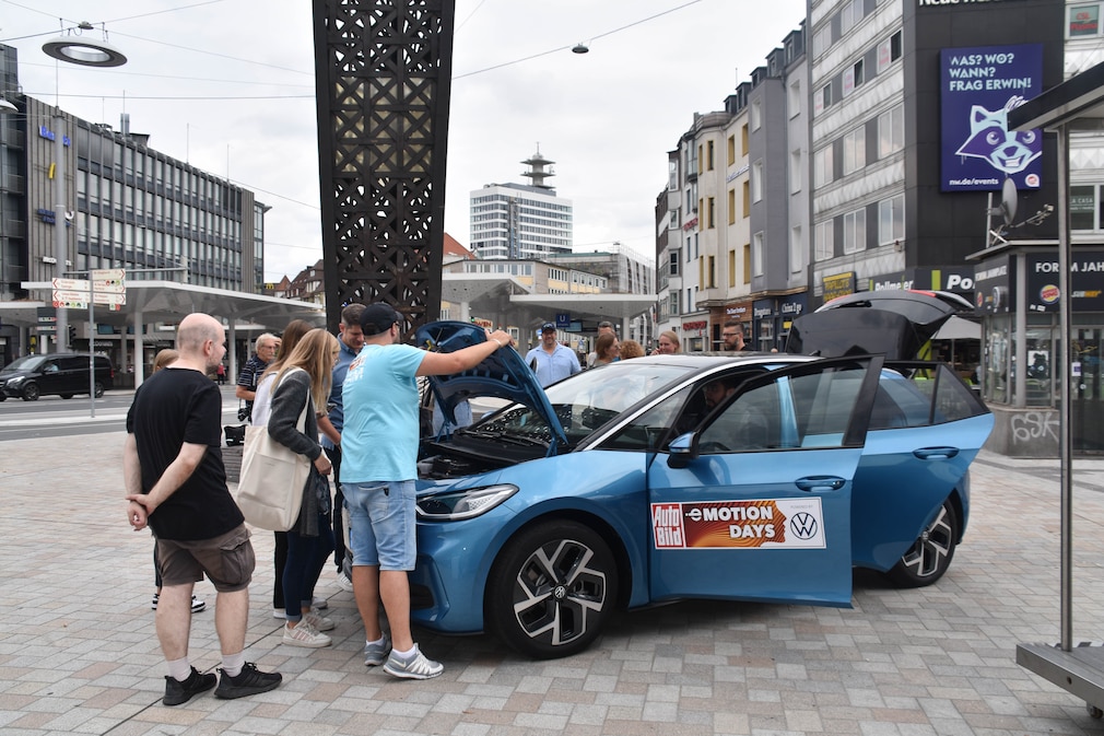 Der ID.3 in Bielefeld Der ID.3 in Bielefeld