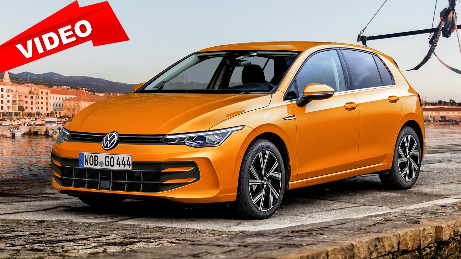 VW Golf 8 Facelift (2024) Illustration Vorstellung Design neu