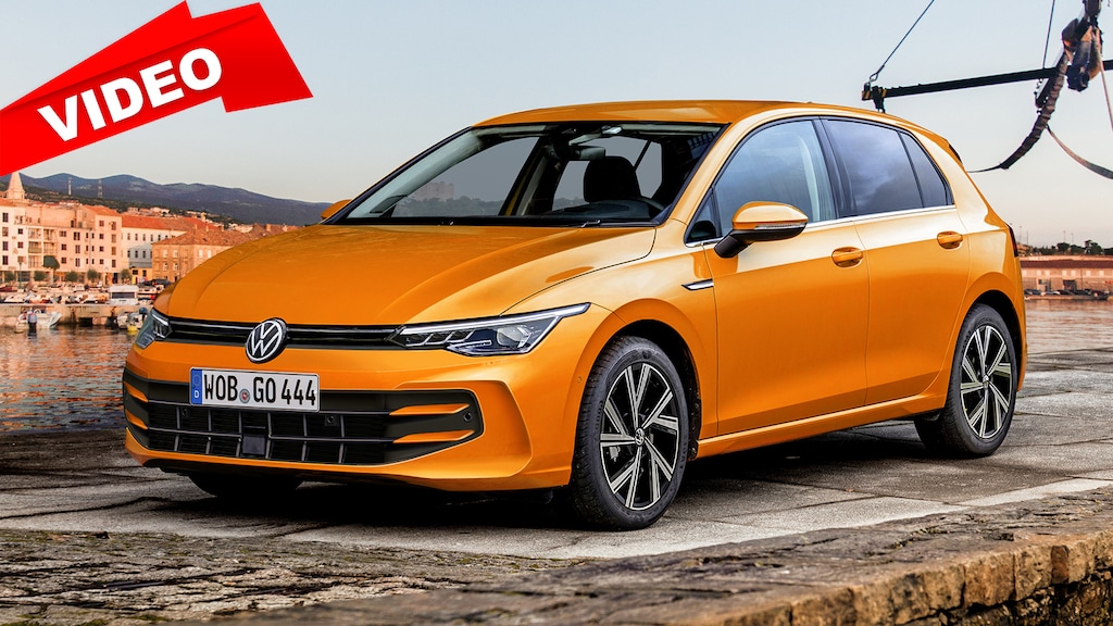 VW Golf 8 Facelift (2025) Illustration Vorstellung Design neu