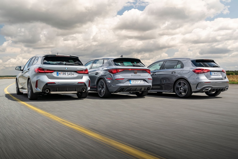 BMW 128ti Cupra Leon VZ 2.0 TSI Mercedes A 250 4Matic