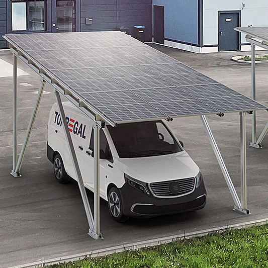 Carport mit Solardach: Hier lädt die Sonne Ihr E-Auto auf - AUTO BILD