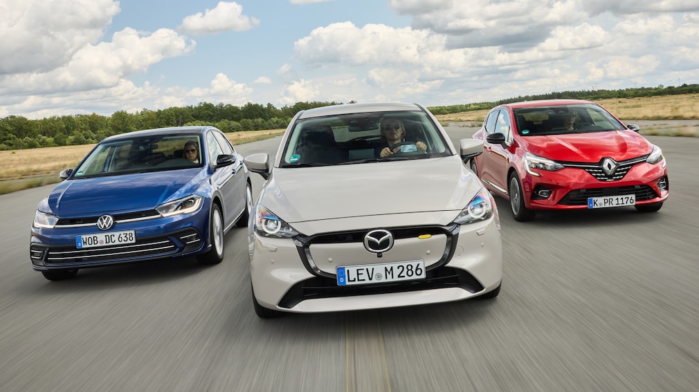 Mazda2 e-Skyactiv G 90 M Hybrid Renault Clio TCe 90 VW Polo 1.0 TSI