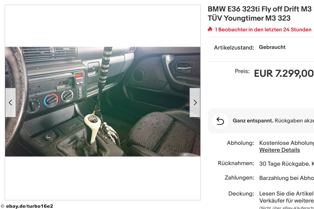 eBay BMW E36 323ti