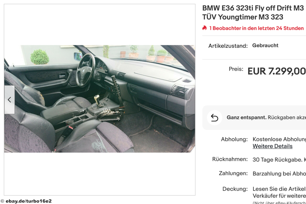 eBay BMW E36 323ti