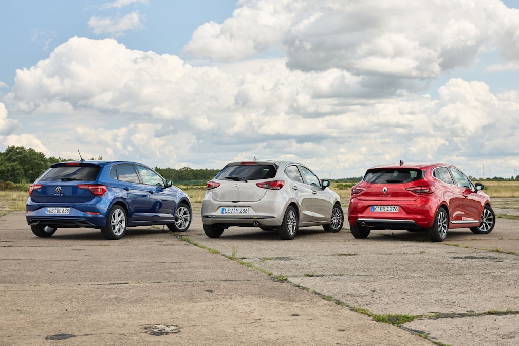 Mazda2 e-Skyactiv G 90 M Hybrid Renault Clio TCe 90 VW Polo 1.0 TSI