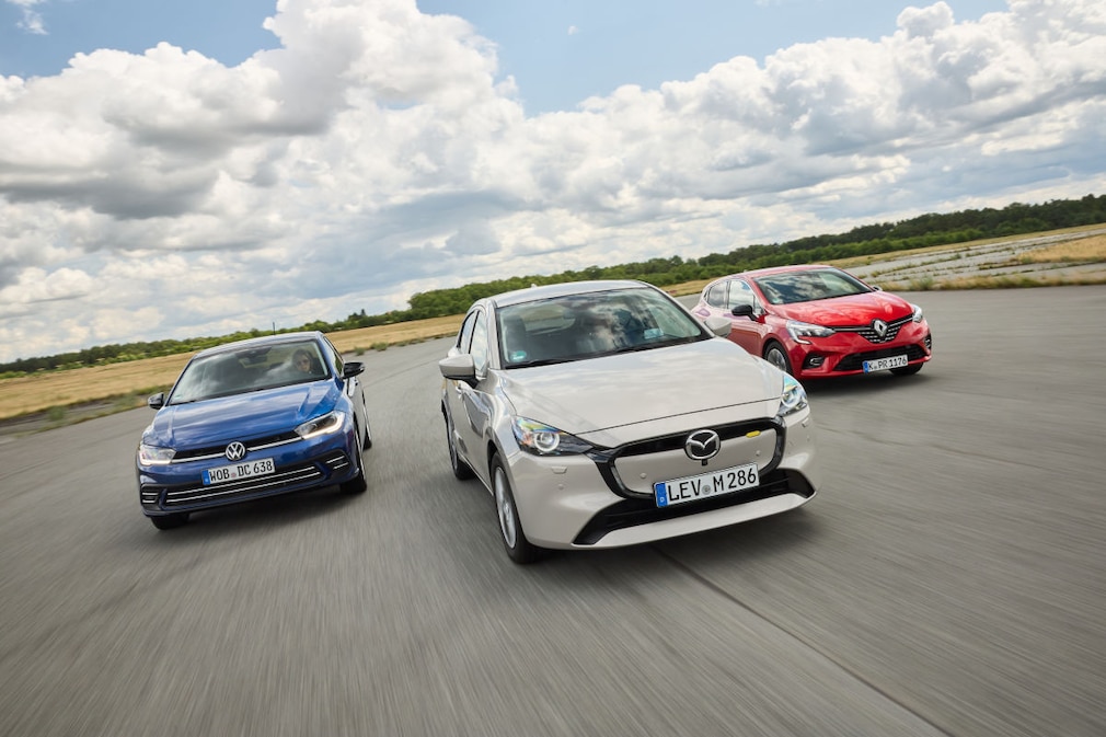 Mazda2 e-Skyactiv G 90 M Hybrid Renault Clio TCe 90 VW Polo 1.0 TSI