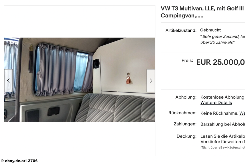 eBay VW T3 Multivan