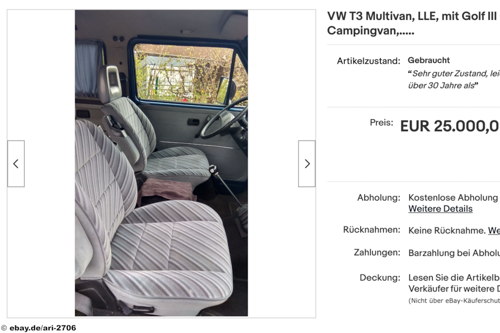eBay VW T3 Multivan