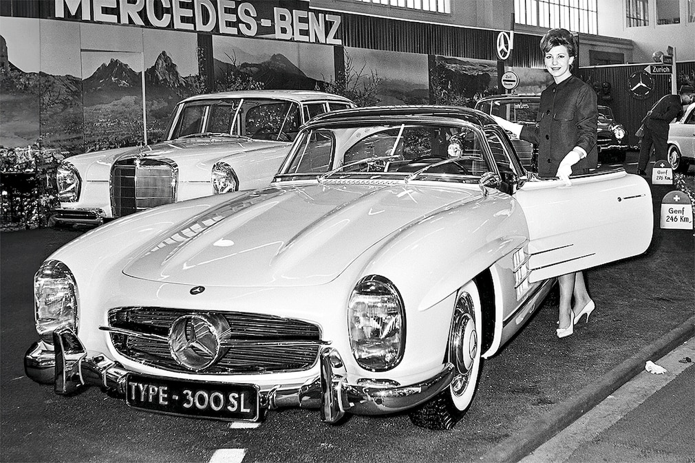 Mercedes 300 SL - Geneva Motor Show Fahrkultur - Fälschung Kriminalität