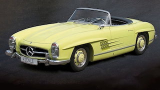 Mercedes 300 SL Roadster Fahrkultur - Fälschung Kriminalität