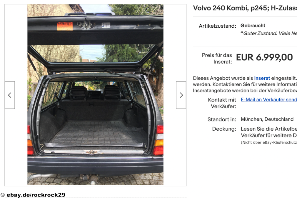 eBay Volvo 240 Kombi