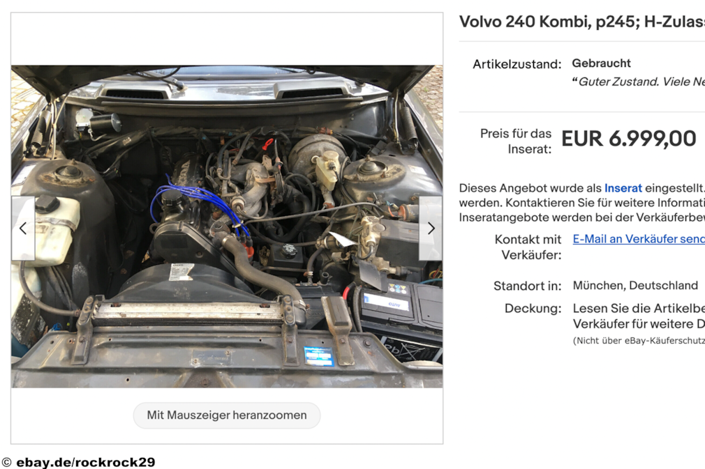 eBay Volvo 240 Kombi