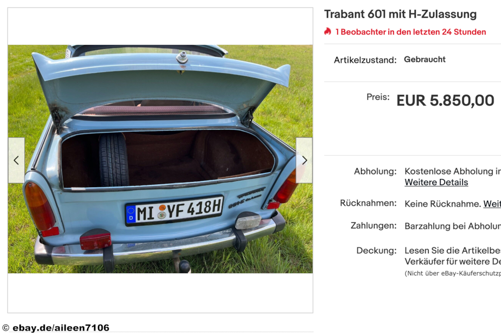 eBay Trabant 601