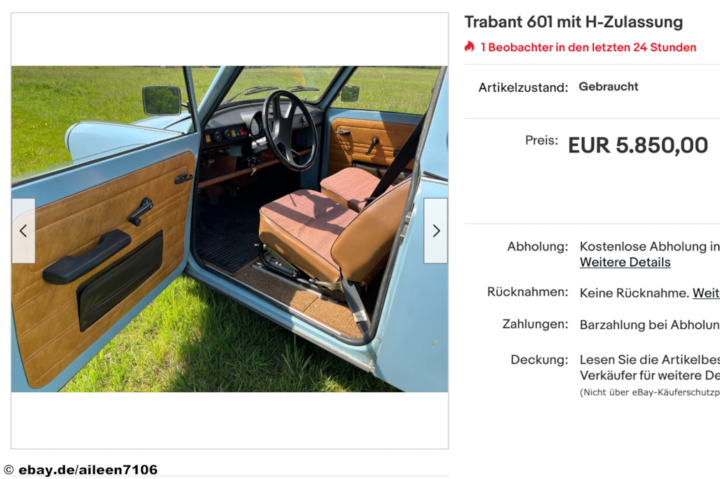 eBay Trabant 601