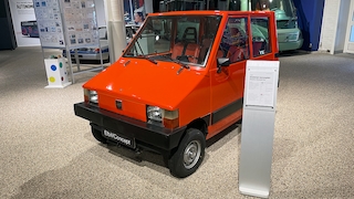 Volvo ElBil im Volvo-Museum in Göteborg