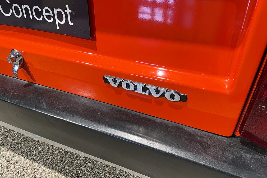 Volvo ElBil im Volvo-Museum in Göteborg