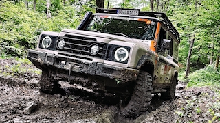 Ineos Grenadier auf der Superkarpata-Rallye