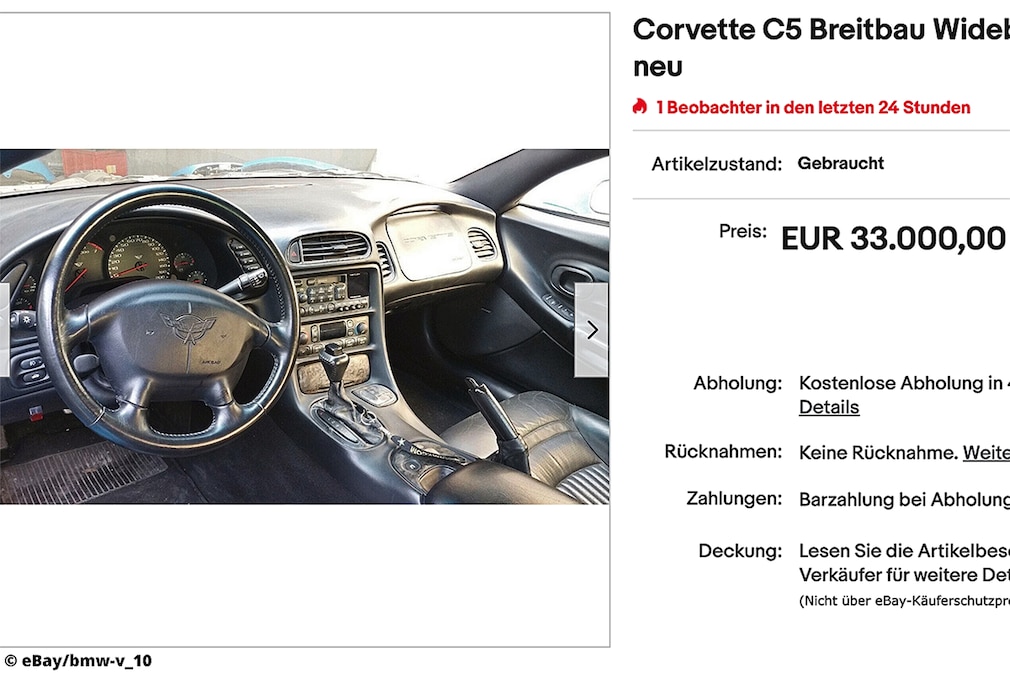 eBay Corvette C5 Breitbau Widebody Targa 47