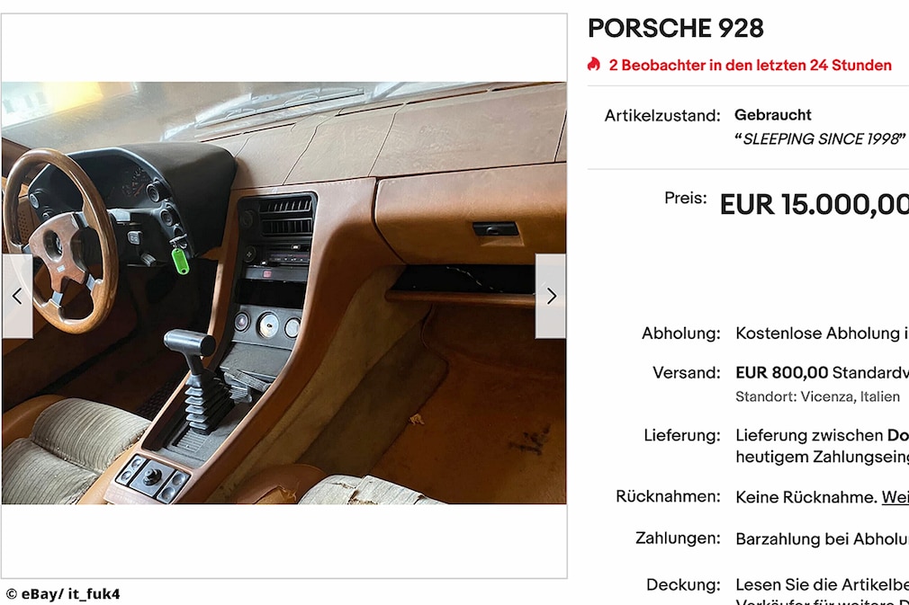 eBay Porsche 928