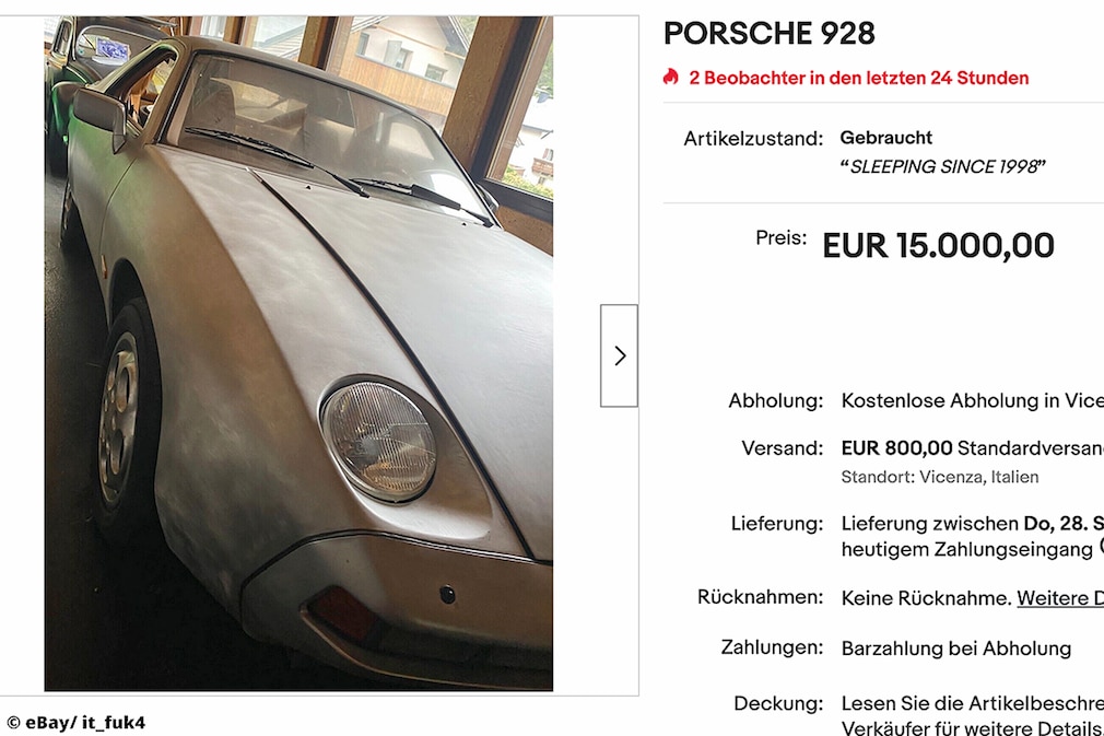eBay Porsche 928