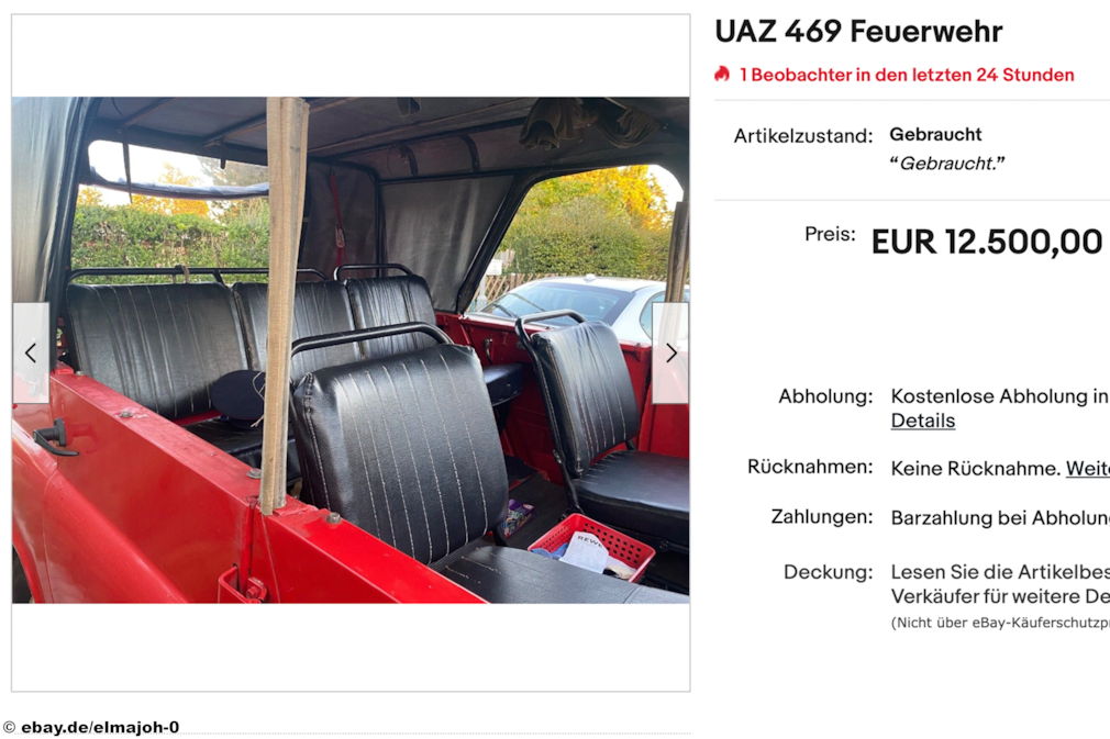 eBay UAZ 469 Feuerwehr