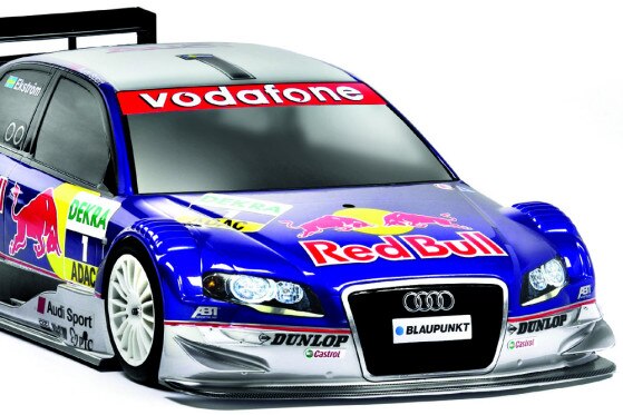 Gewinn der 6. Spielrunde: Gewinnen Sie diesen ferngesteuerten DTM-Audi von Tamiya. Der A4 hat das Design von Mattias Ekströms Wagen aus dem Jahr 2005. Detailgetreu im Maßstab 1:10 gefertigt.