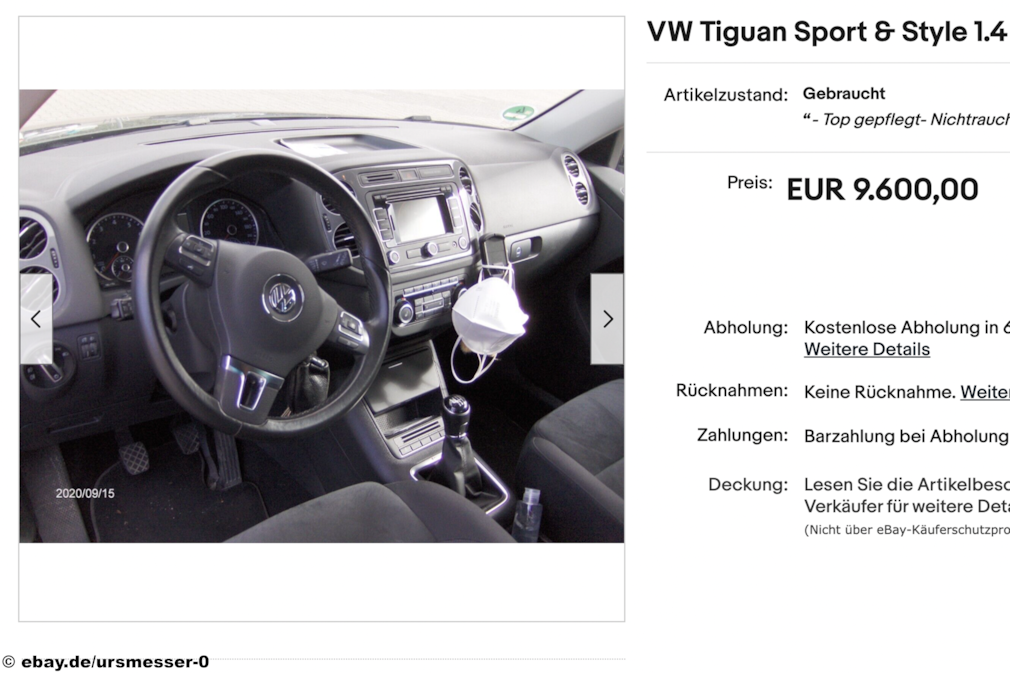 eBay VW Tiguan Sport & Style 1.4 TSI