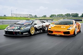 Lamborghini Murciélago GT1 und Gallardo GT3