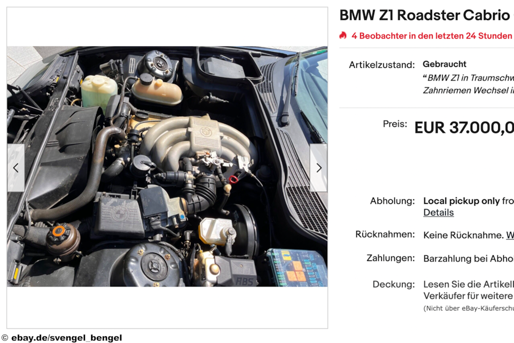 BMW Z1 Roadster bei eBay - AUTO BILD KLASSIK