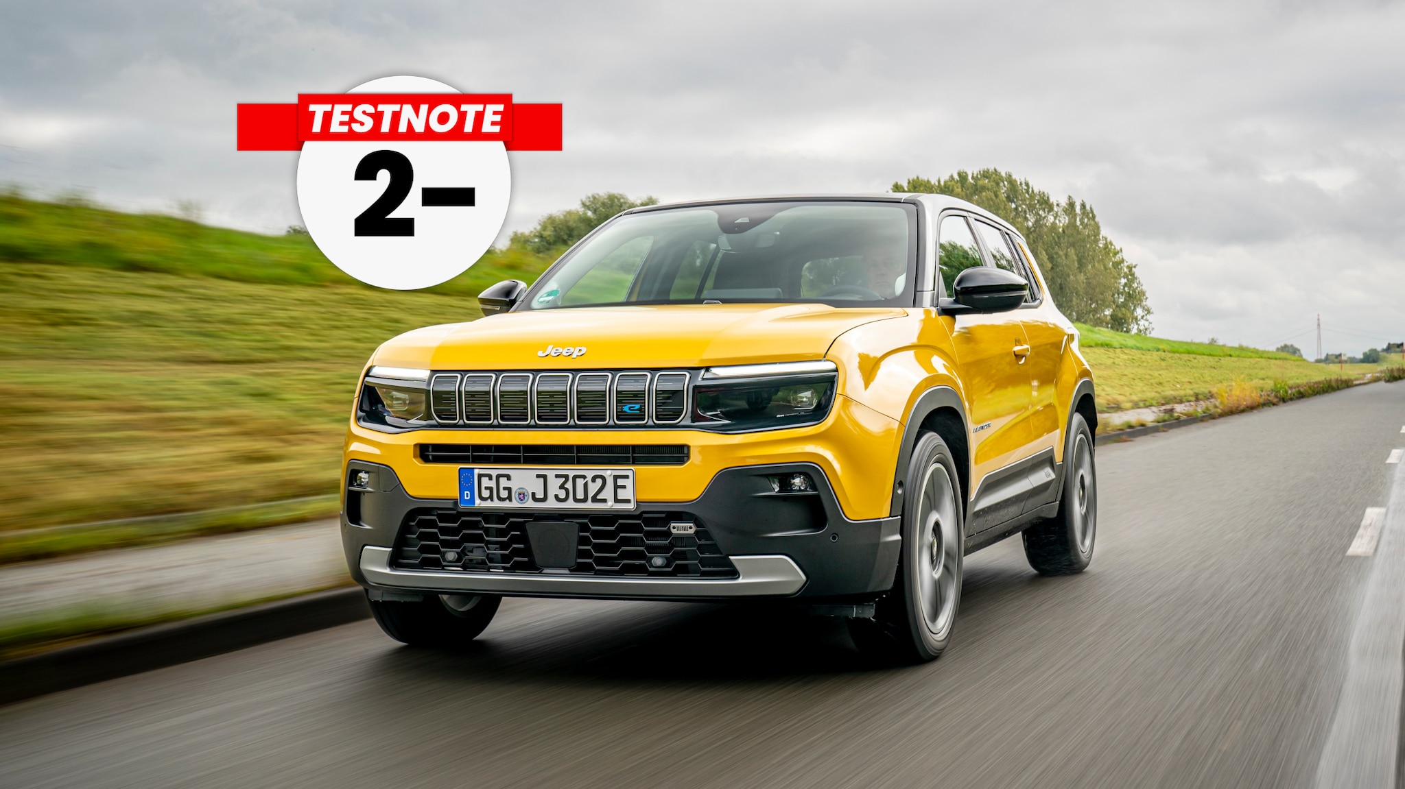 Wunderschne Jeep Avenger Elektro Bild