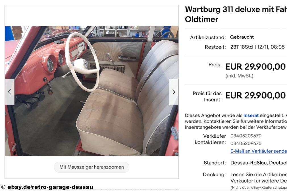 eBay Wartburg 311