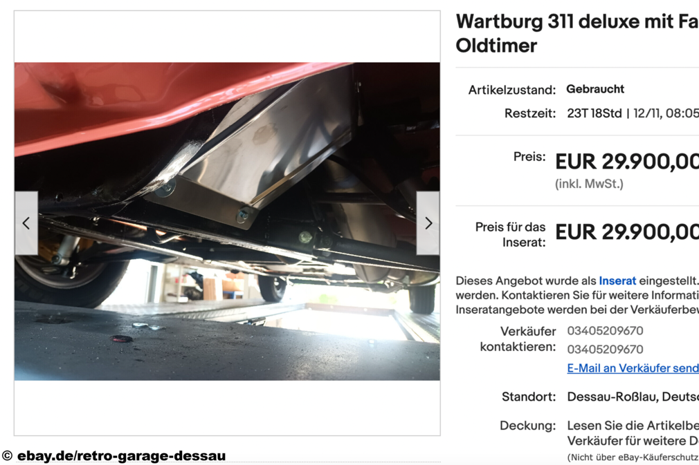 eBay Wartburg 311