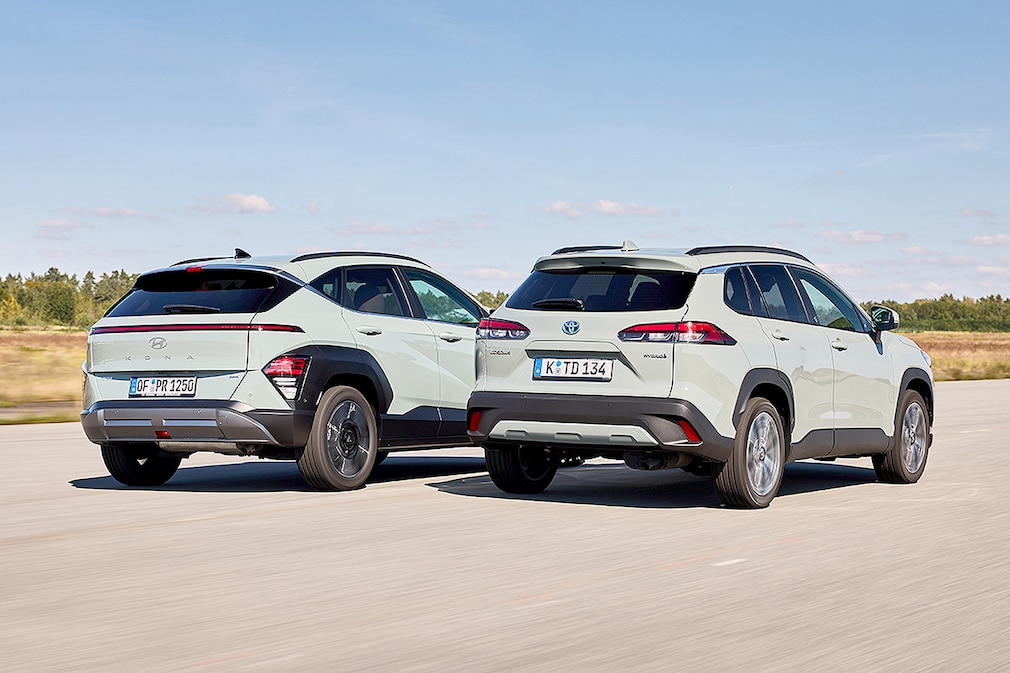 Toyota Corolla Cross 1.8-I-Hybrid Hyundai Kona 1.6 GDI Hybrid