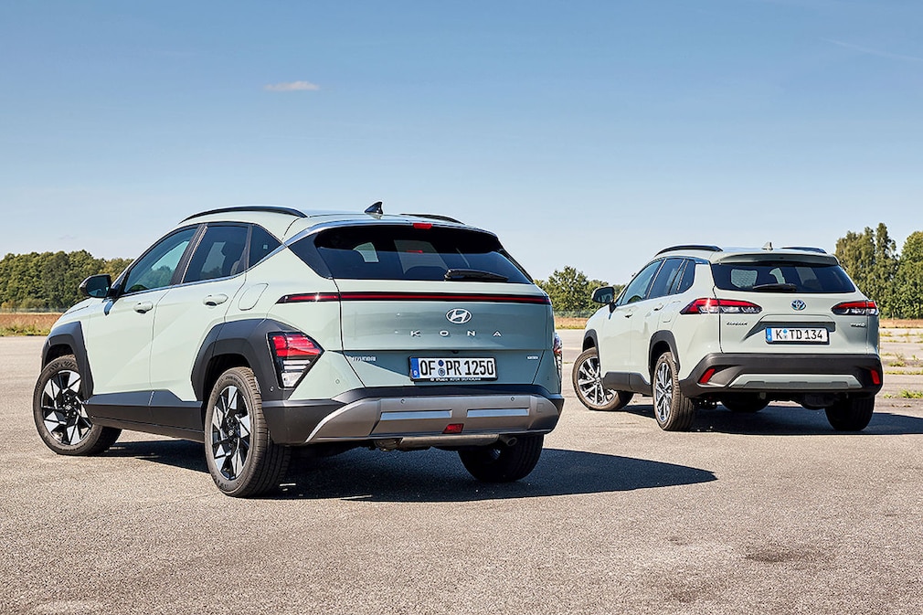 Toyota Corolla Cross 1.8-I-Hybrid Hyundai Kona 1.6 GDI Hybrid
