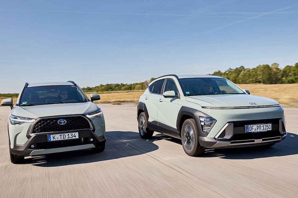 Toyota Corolla Cross 1.8-I-Hybrid Hyundai Kona 1.6 GDI Hybrid