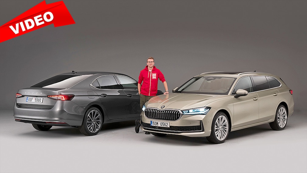 Der Superb kommt als Limousine und Combi!
