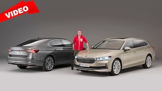 Der Superb kommt als Limousine und Combi!