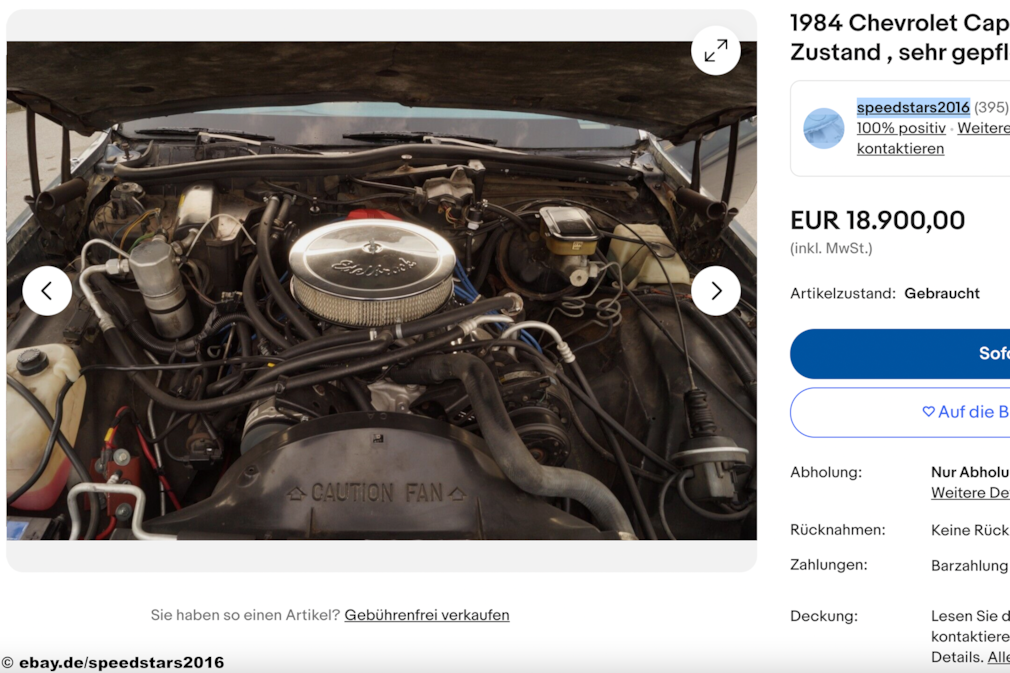 eBay Chevrolet Caprice Classic