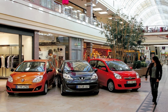 Test Daihatsu Cuore/Peugeot 107/Renault Twingo