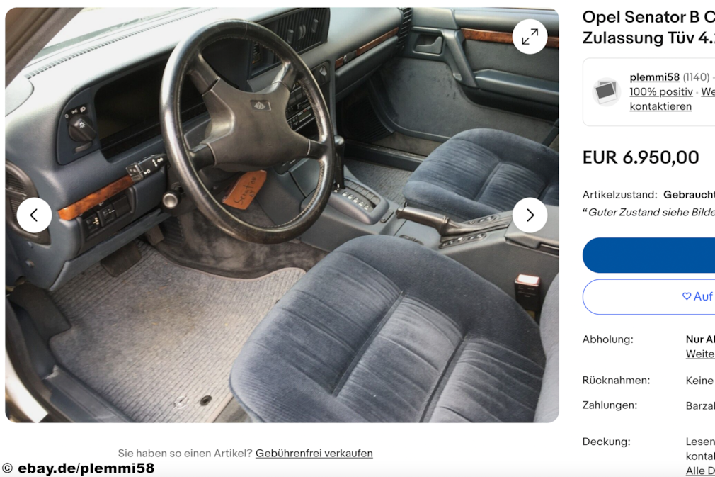 eBay Opel Senator B