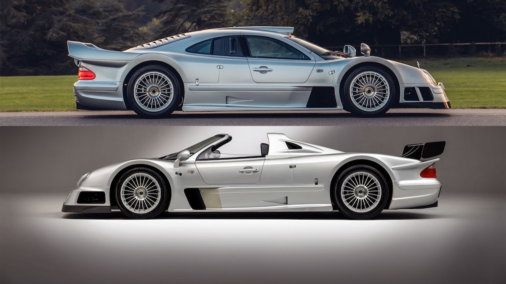 Mercedes-Benz CLK GTR Coupe 1999  Mercedes-Benz CLK GTR Roadster 2002